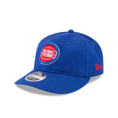 Blue Detroit Pistons Hat - New Era NBA Team Choice Retro Crown 9FIFTY Snapback Caps USA2513846